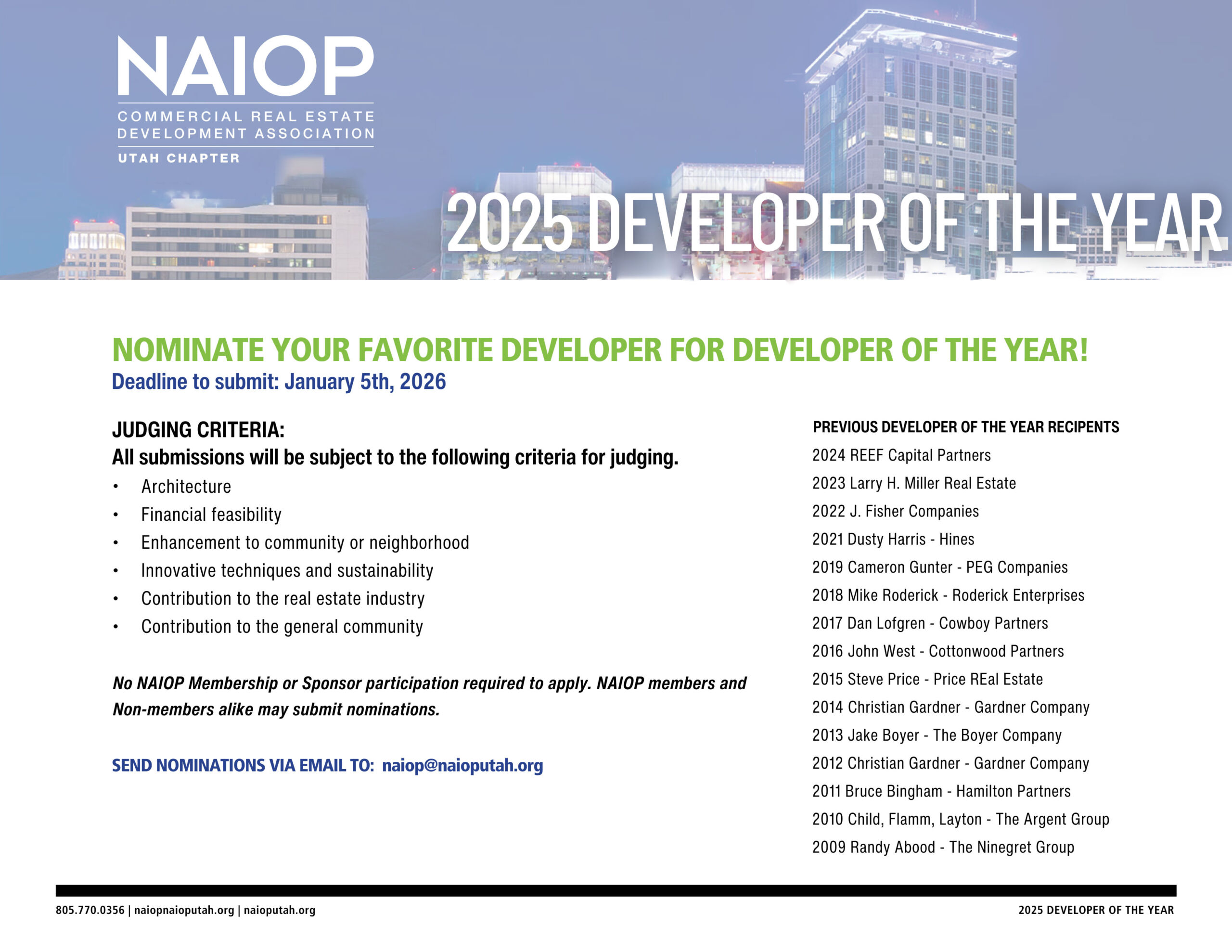 Developer of the Year